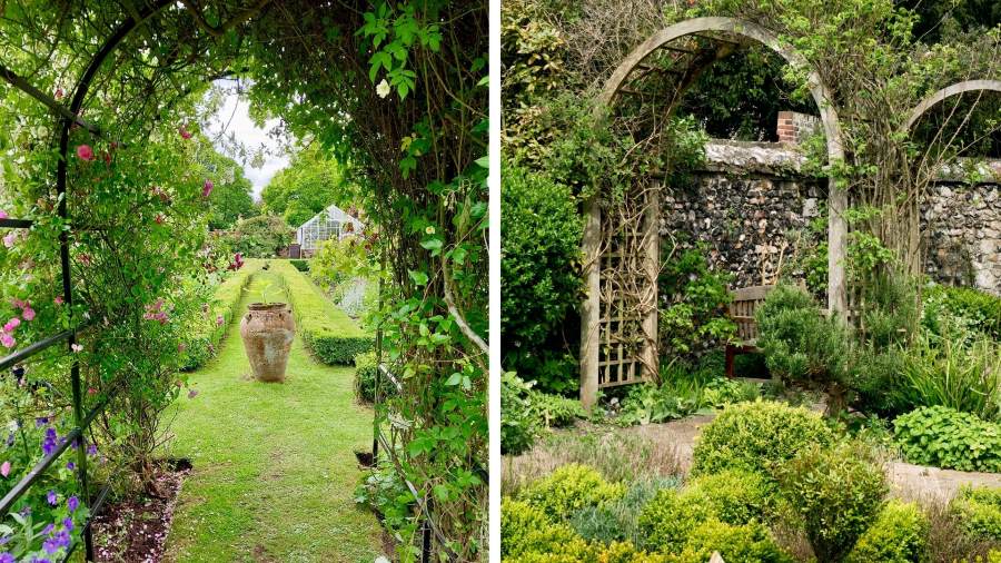 Reasonable arch gate design creates aesthetic highlights for the garden. Graphics: Thanh Thanh