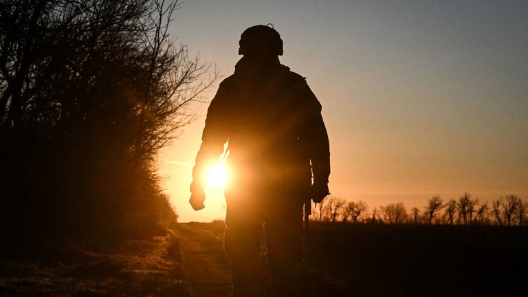 Russian soldiers on the Ukrainian battlefield. Photo: Ria Novosti