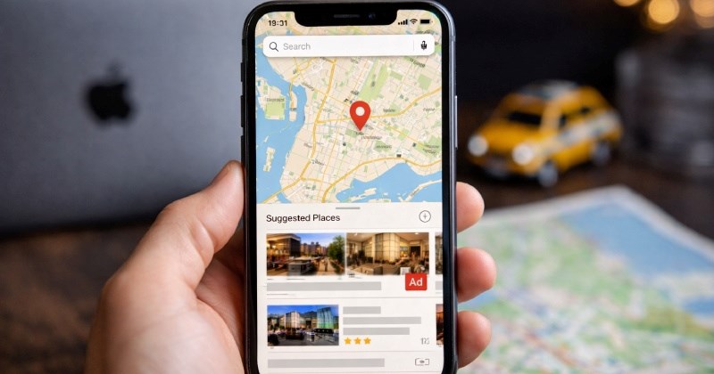 Apple tiếp tục mở rộng quảng cáo trên Apple Maps