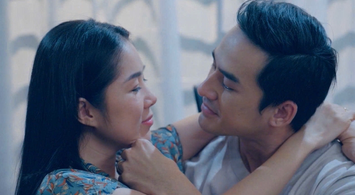 Le Phuong is paired with Luong The Thanh. Photo: Film crew.