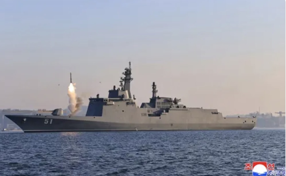 North Korean destroyer Choe Hyon. Photo: KCNA