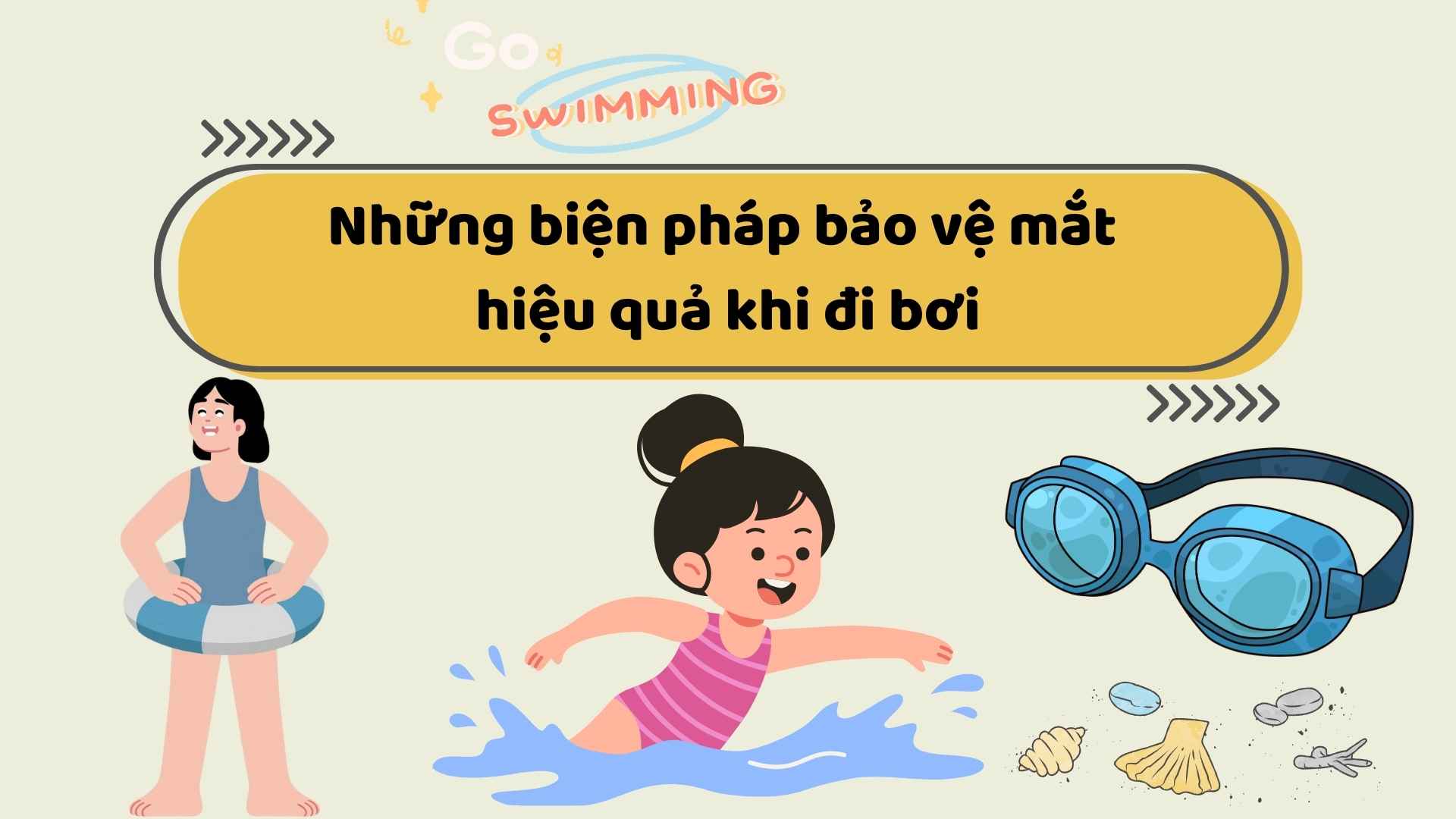 Effective eye protection measures when swimming