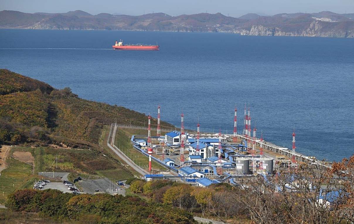 Russian oil port Kozmino. Photo: Transneft