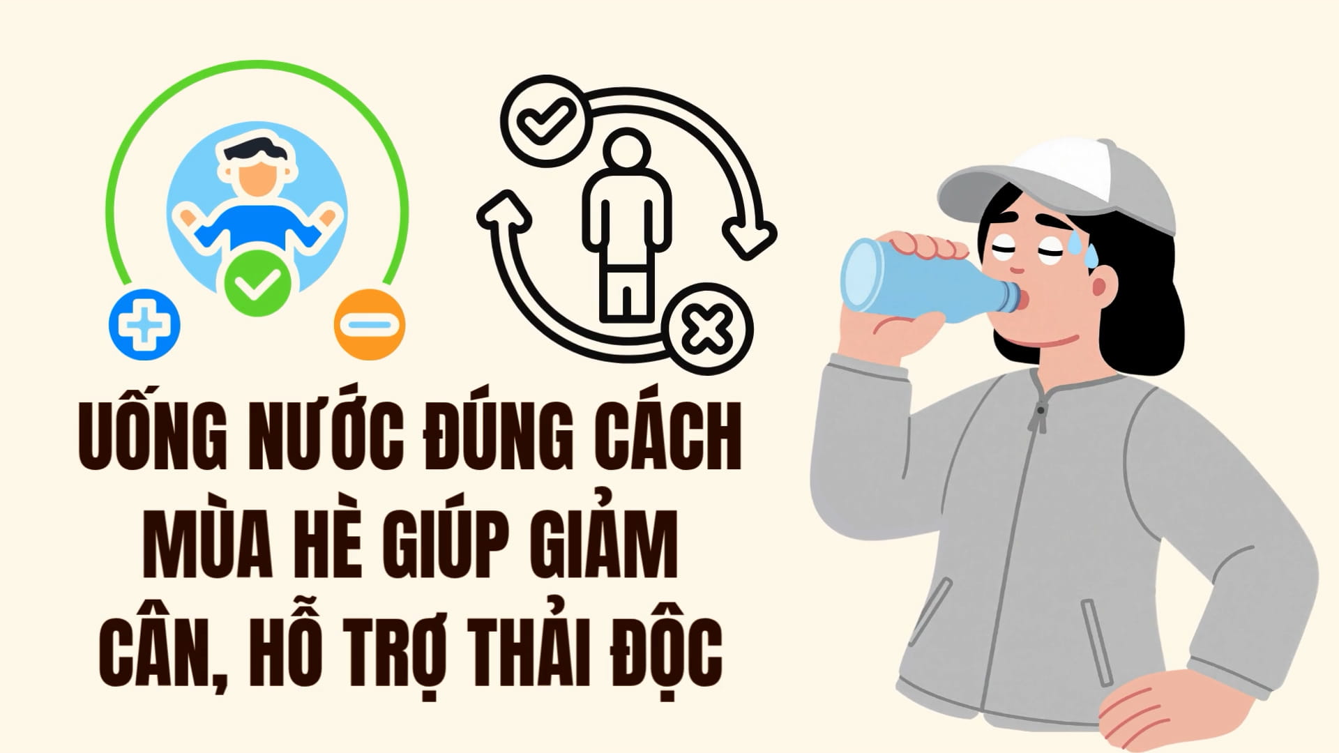 Tell you how to drink water in the summer to help lose weight and support detoxification