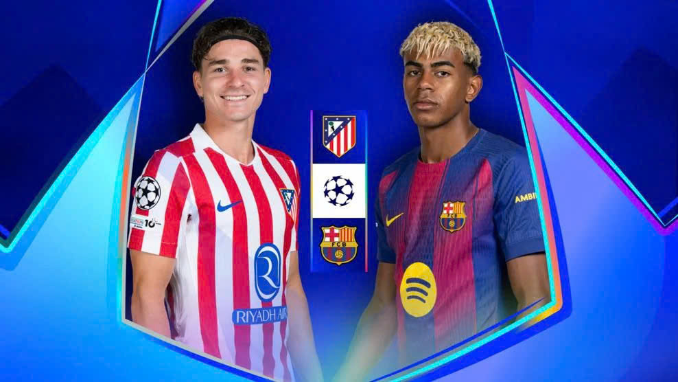 Prediction of Atletico Madrid vs Barcelona score in the Champions League. Photo: Champions League