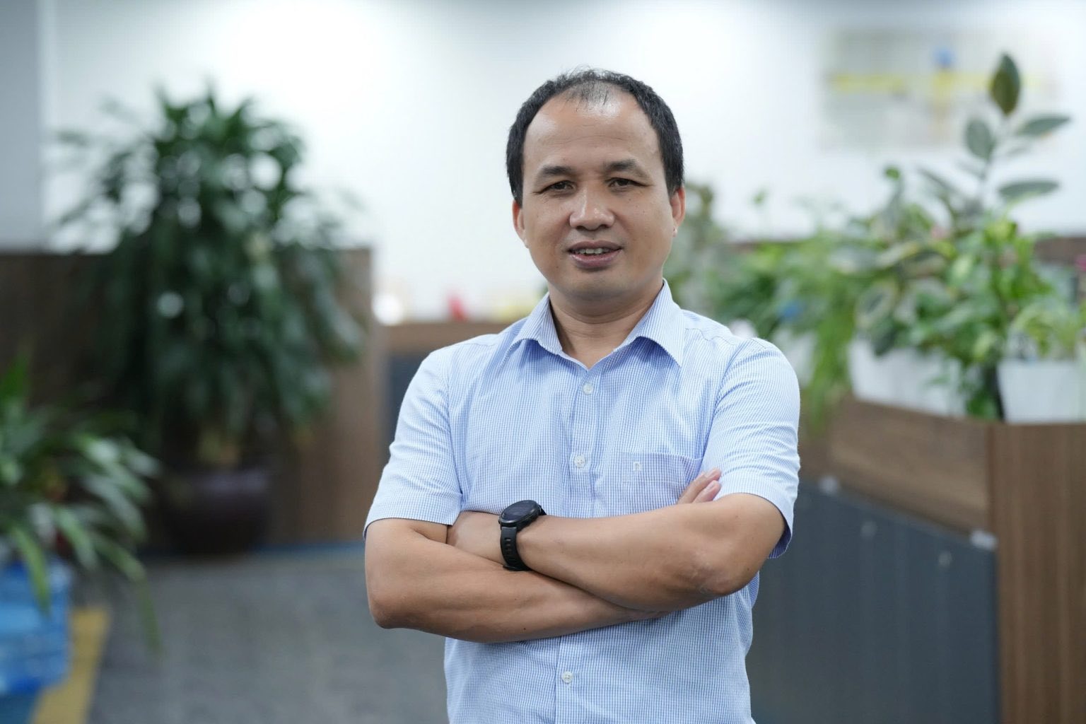 Anh Nguyễn Minh Phương - Trưởng phòng Kỹ thuật máy bay, Ban Kỹ thuật. Ảnh: Công đoàn ngành cung cấp. 