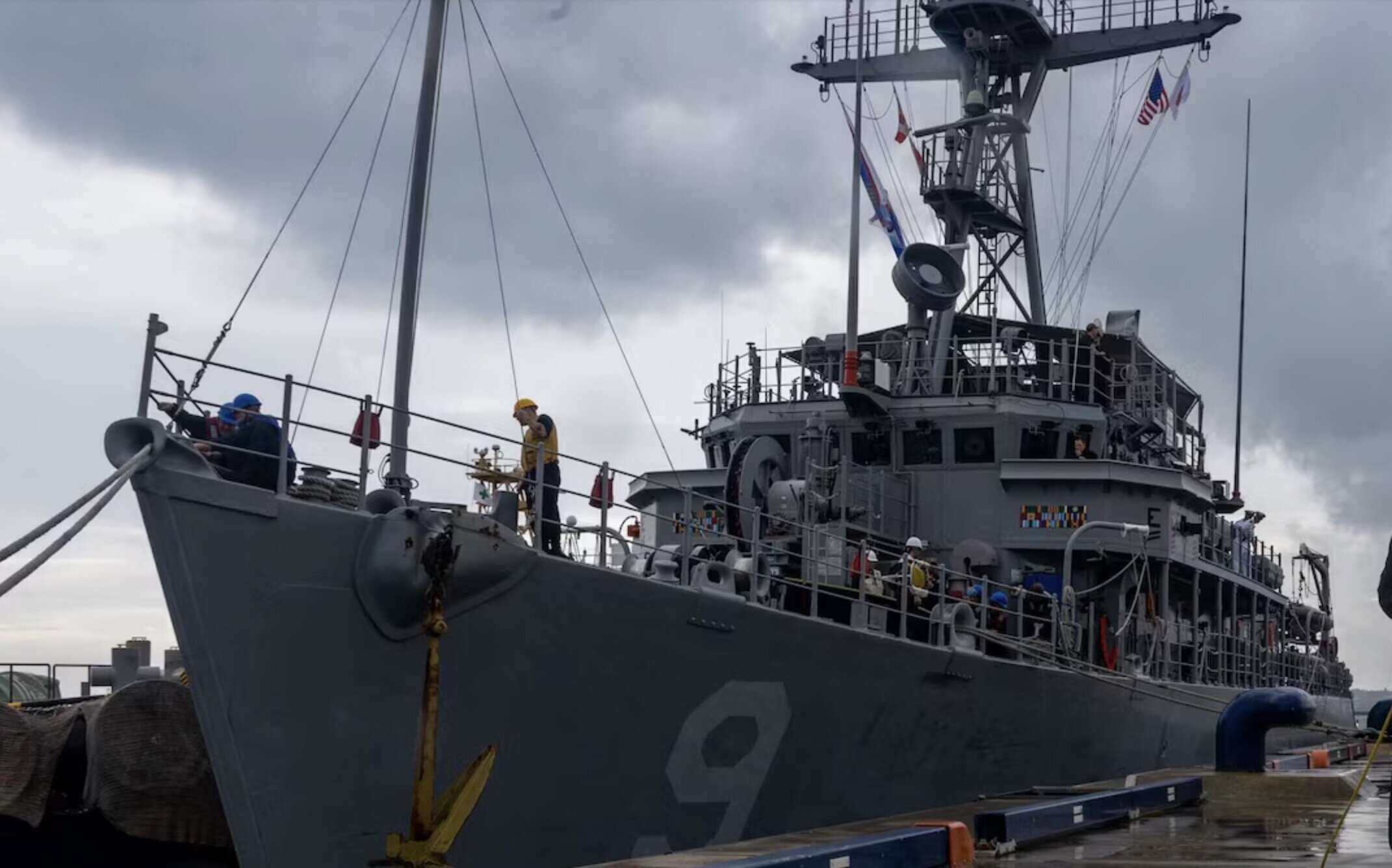 米海軍のUSSパイオニア。写真:米海軍