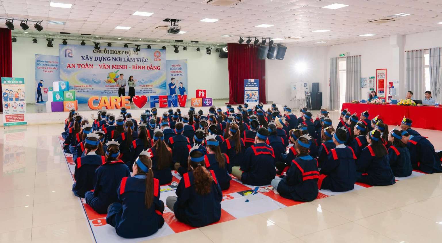 Hội thi có 100 thí sinh là công nhân, lao động trong nhà máy tham gia. Ảnh: CĐCS cung cấp