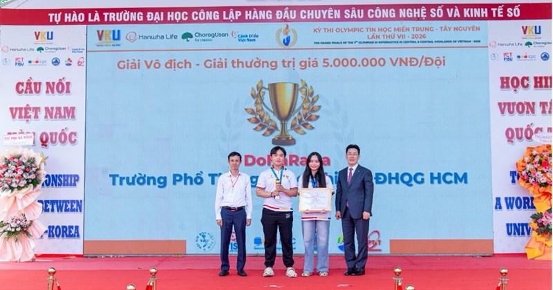 Hanwha Life tài trợ Olympic Tin học 2026, thúc đẩy AI tại Việt Nam