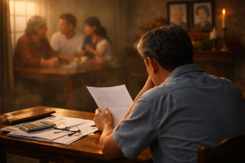 The worry of inheritance exposes cracks in a family. Graphics: Khanh Linh