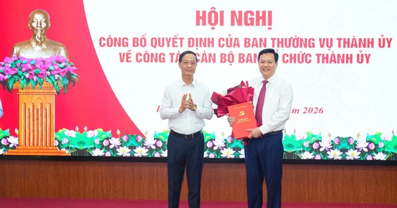 Hải Phòng: Bổ nhiệm Phó Trưởng Ban Tổ chức Thành ủy