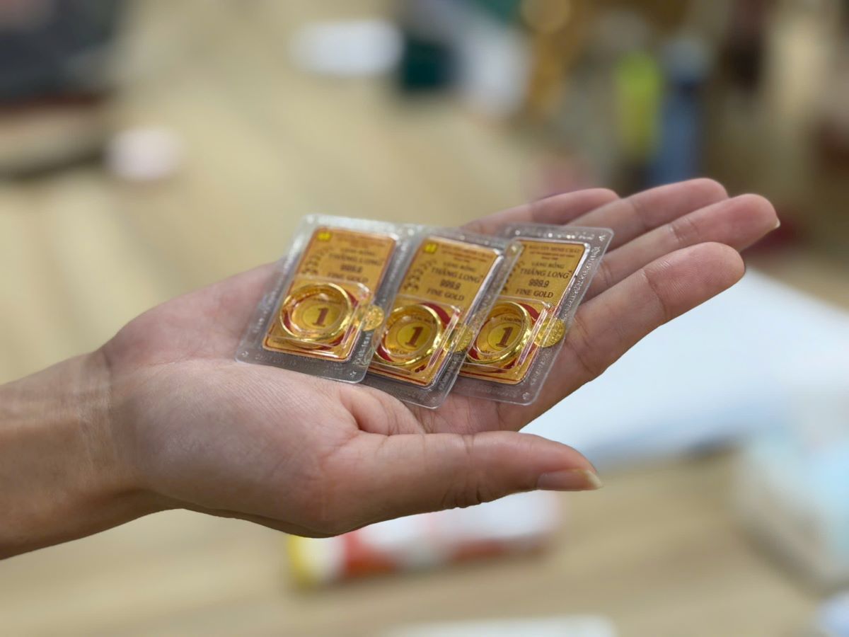 Gold prices fluctuated at a high level in the first 3 months of 2026. Photo: Khanh Minh