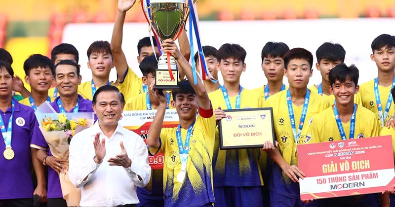 U15 Hà Nội I vô địch Giải bóng đá Vô địch U15 Quốc gia 2024