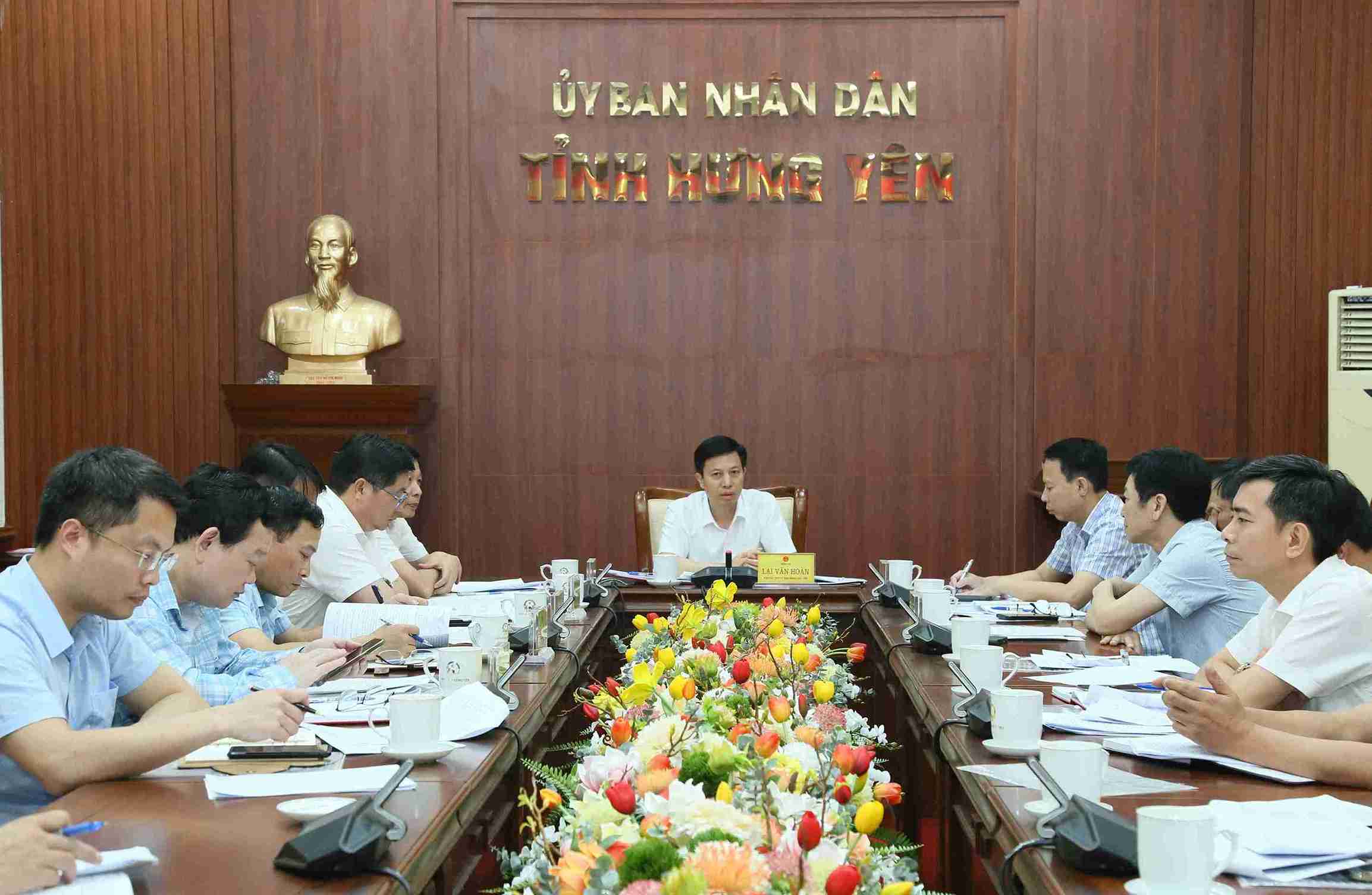 Hưng Yên họp tháo gỡ khó khăn giải ngân vốn đầu tư công quý I/2026. Ảnh: Tất Đạt