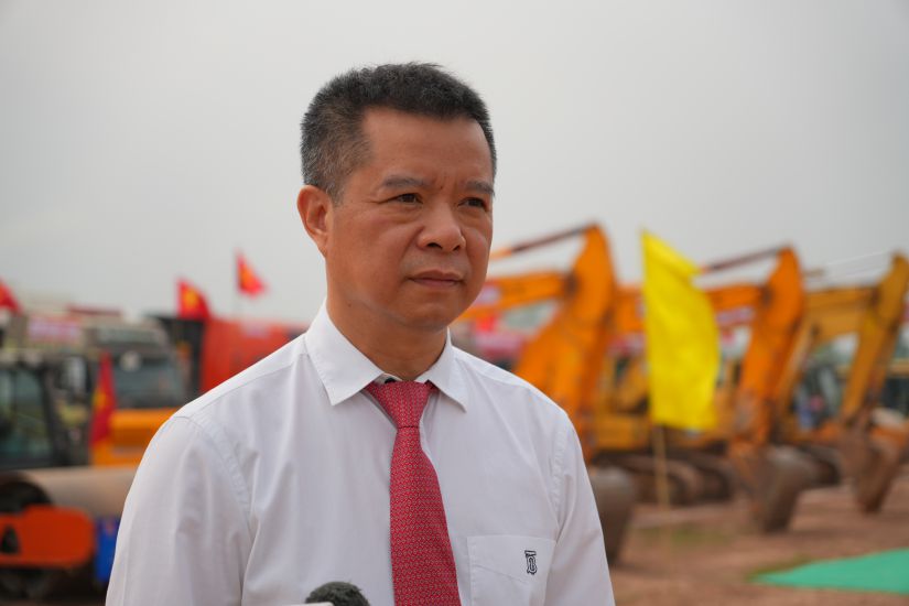 Mr. Pham Hong Diep - Chairman of the Board of Directors of Shinec Joint Stock Company expects to attract many investors to produce high technology, chips, semiconductors and green, clean, and circular industries. Photo: Thanh Binh
