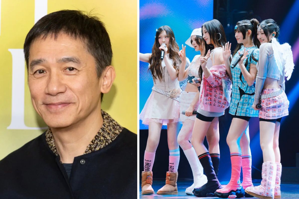 Tony Leung and NewJeans group. Photo: Lotte