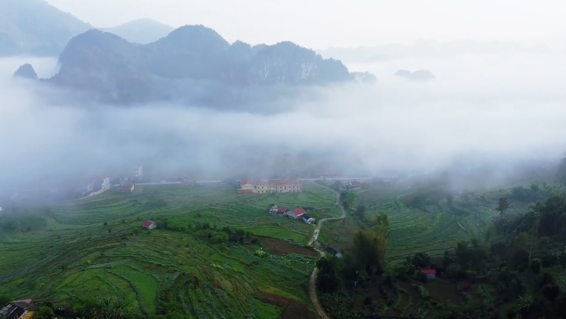 A corner of Khanh Khe commune, Lang Son province. Photo: Khanh Linh