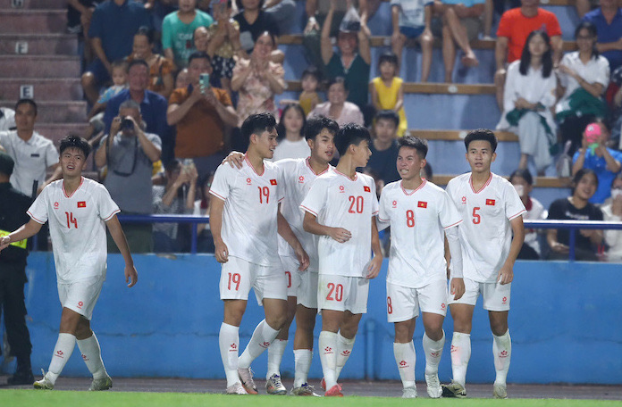 U17 Vietnam meets U17 Timor Leste in the 2nd matchday. Photo: Minh Dan