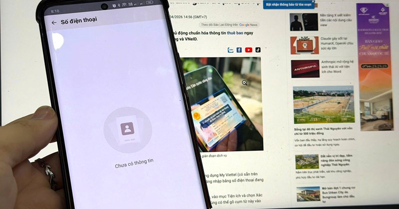VNeID không hiển thị số thuê bao: Cần xác minh lại?
