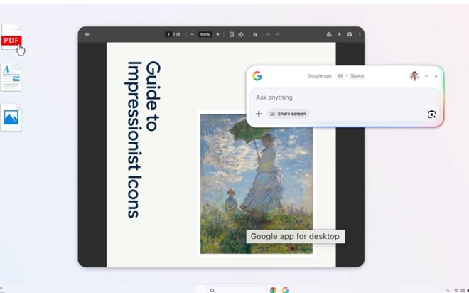 Google launches unique AI application for Windows with comprehensive search integration