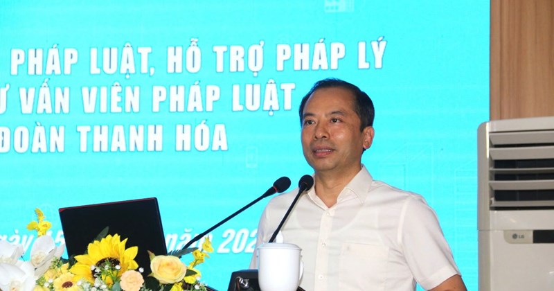 Thanh Hóa khai giảng lớp đào tạo tư vấn pháp luật công đoàn