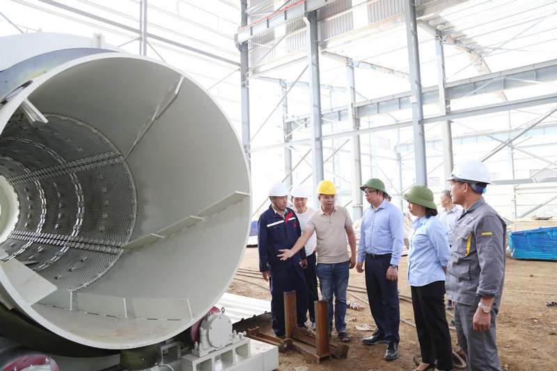 Dự án hiện đang được tập trung triển khai. Ảnh: Viết Vinh