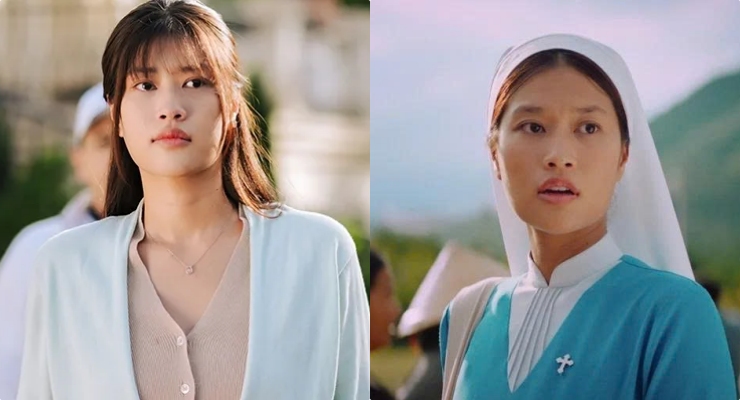 Doan Thien An starring in "Billion Dollar Kiss" and "See you on an Eclipse Day". Photo: Film crew.