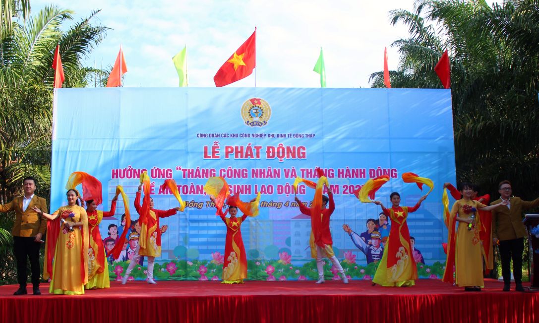 Hội thi an toàn vệ sinh lao động là hoạt động thiết thực chào mừng Tháng Công nhân năm 2026. Ảnh: Thanh Mai