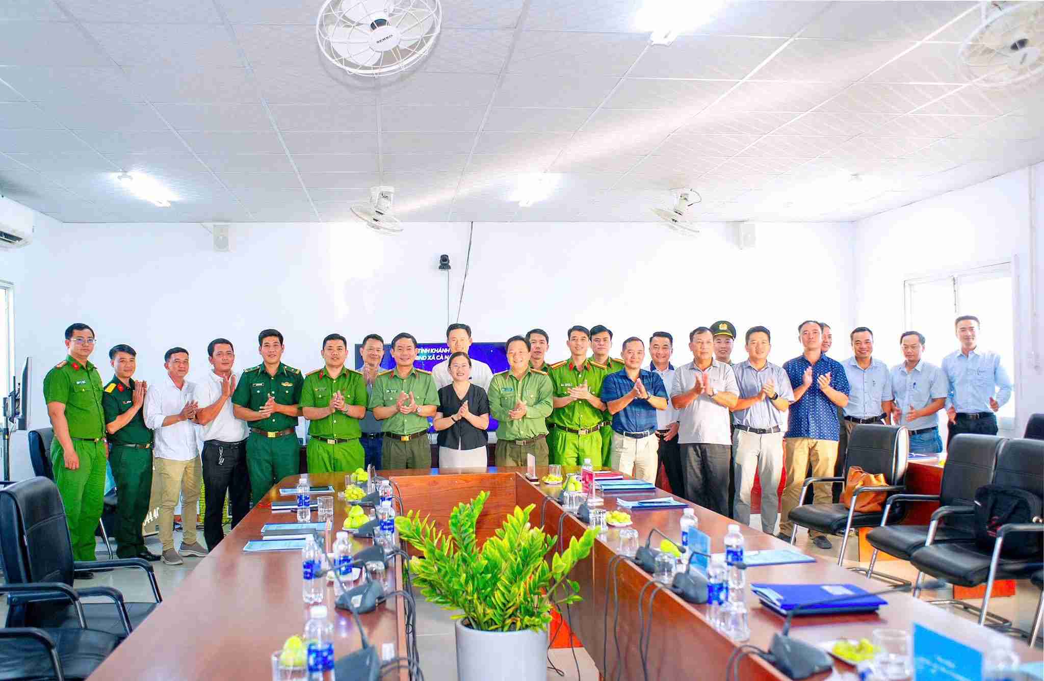 La comuna de Ca Na acaba de lanzar el modelo "Empresa sin drogas". Foto: Policía de la provincia de Khanh Hoa