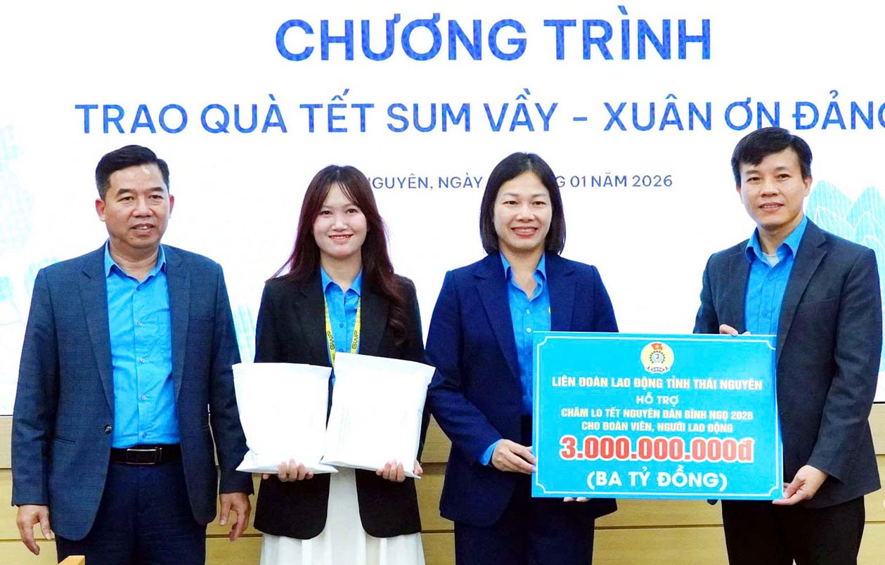 Activities to care for union members and workers are effectively implemented by Thai Nguyen trade union levels. Photo: Chinh Lan.