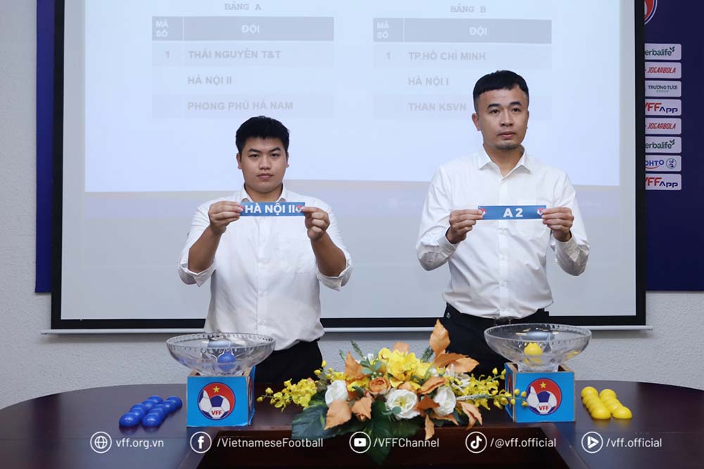 Draw for the 2026 National Women's Football Cup. Photo: VFF