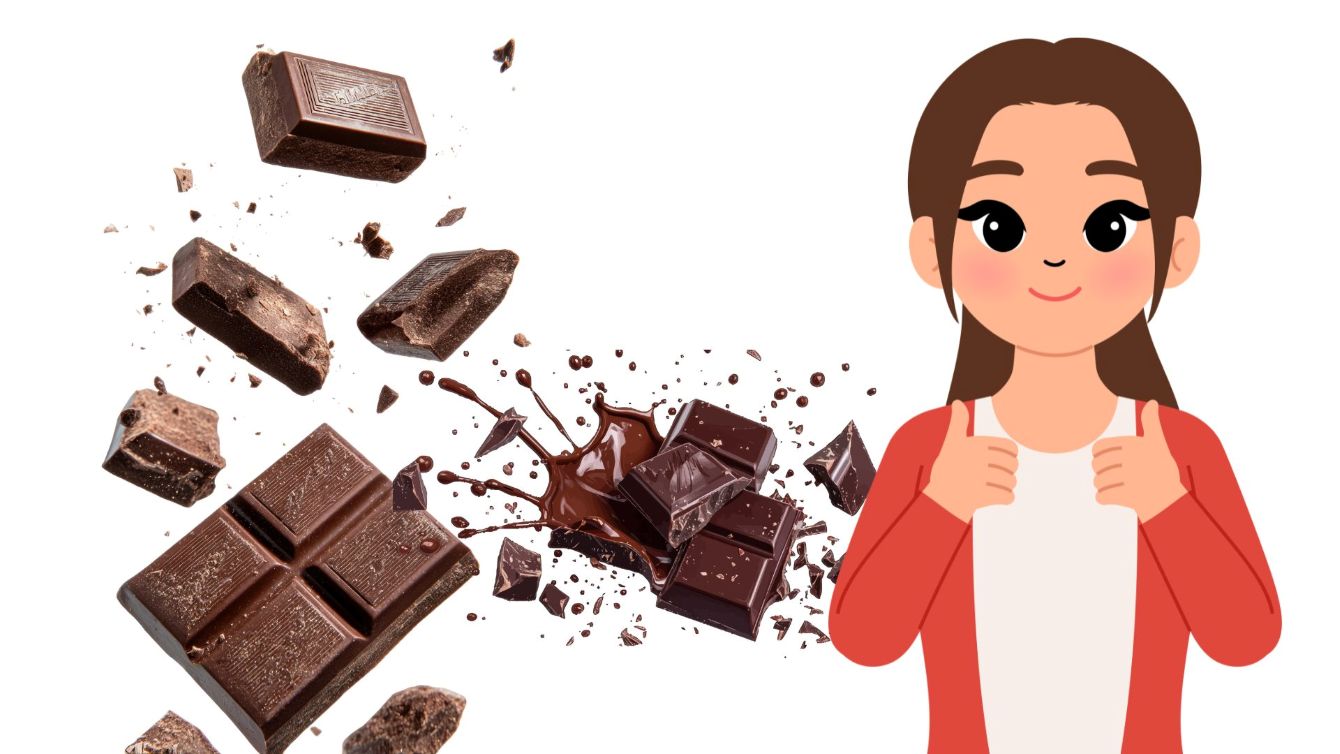 El chocolate negro es un refrigerio para la cena que ayuda a controlar el hambre y el peso. Gráfico: Thanh Thanh