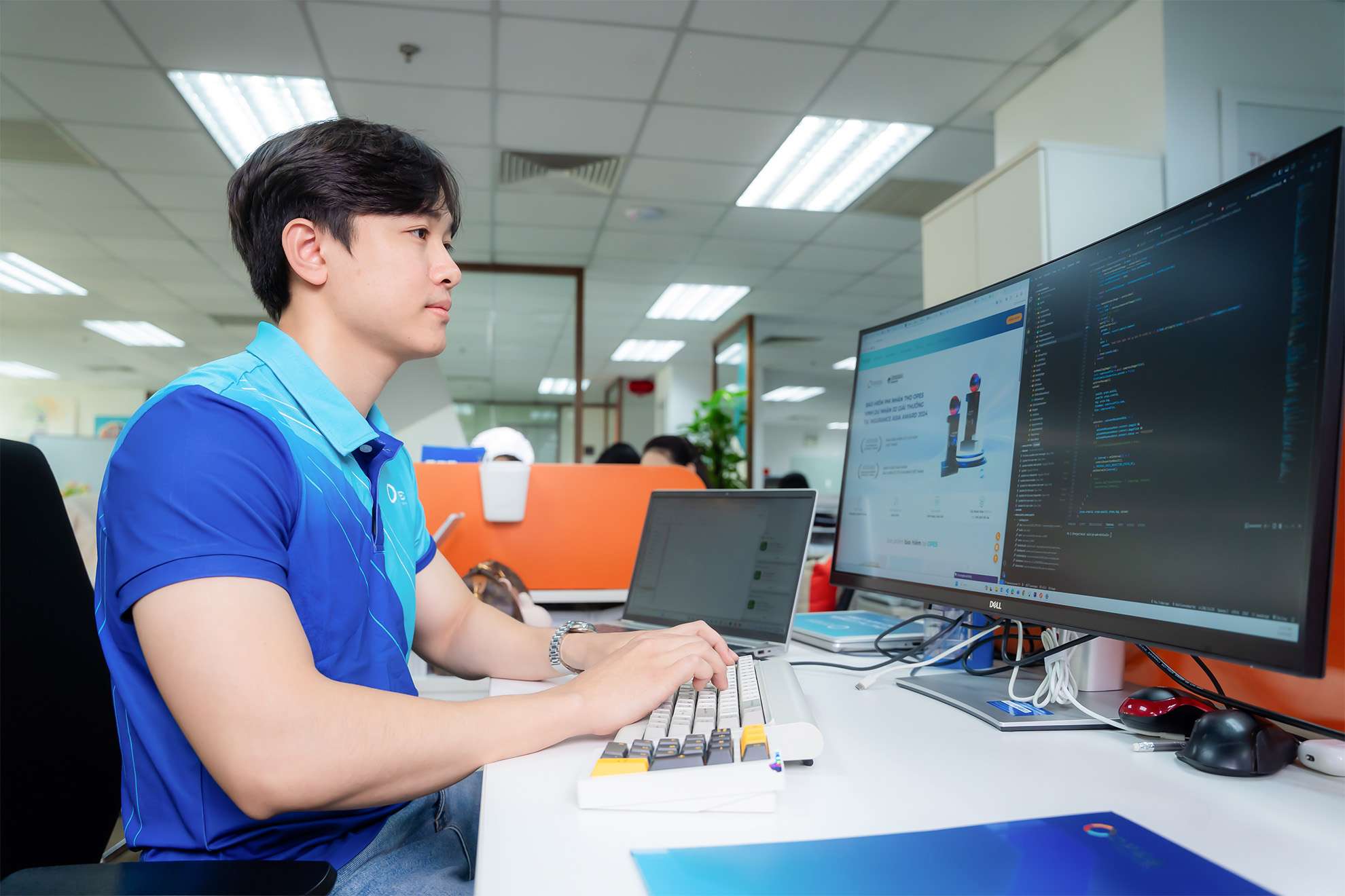 OPES tích hợp công nghệ để rút ngắn thời gian xử lý, nhanh chóng chi trả quyền lợi cho khách hàng. Ảnh: VPBank