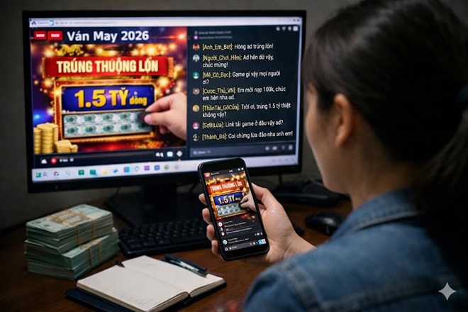 Improving people's "digital resistance" to combat online fraud. Illustrative photo: AI