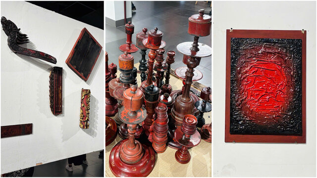 Không đơn thuần là tĩnh vật, tác phẩm gợi cảm giác ký ức và hoài niệm. Ảnh: Khánh Linh