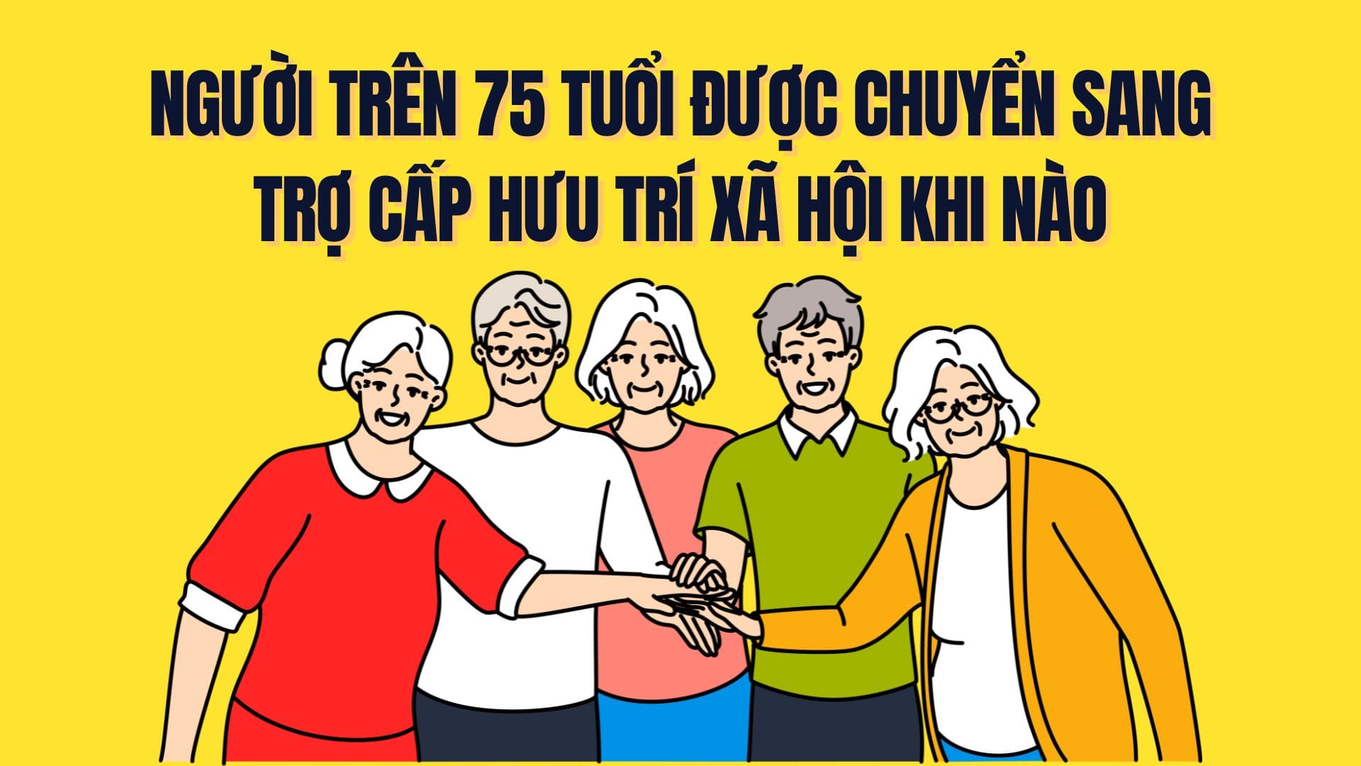 When can people over 75 years old be transferred to social pension benefits?