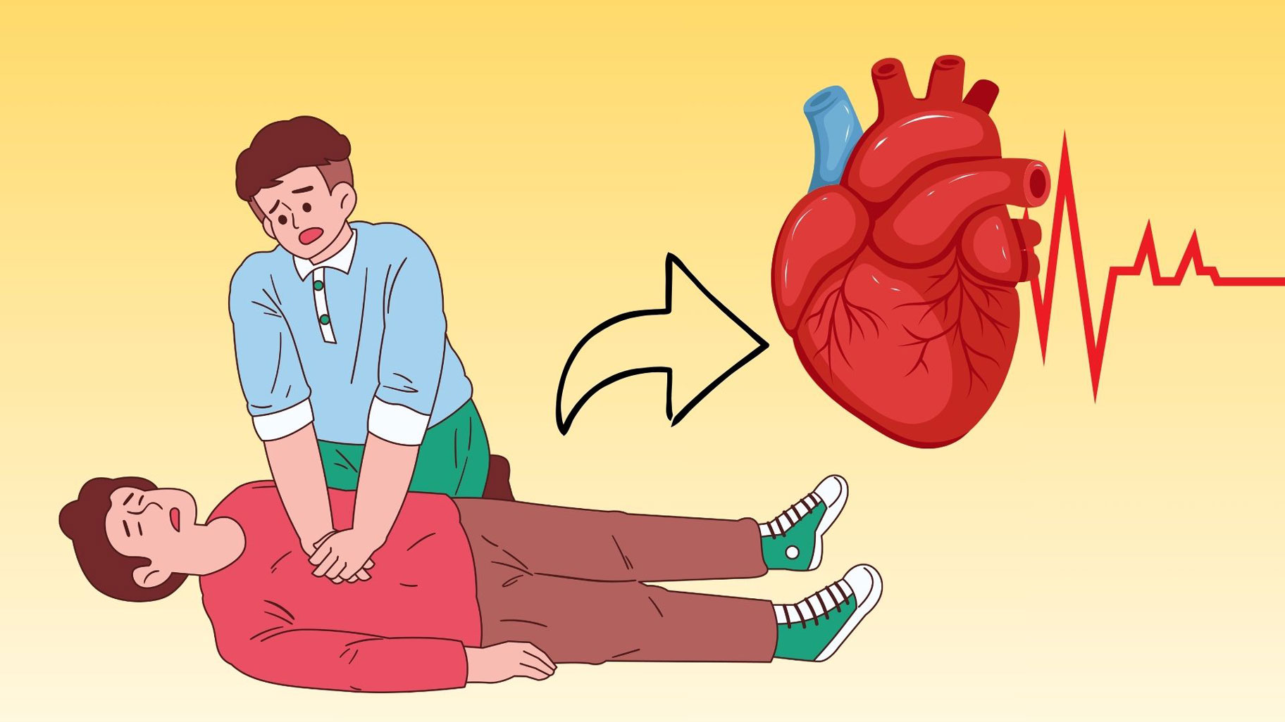 Silent heart attack does not cause obvious symptoms but can lead to serious health damage. Graphic photo: Han Nghien