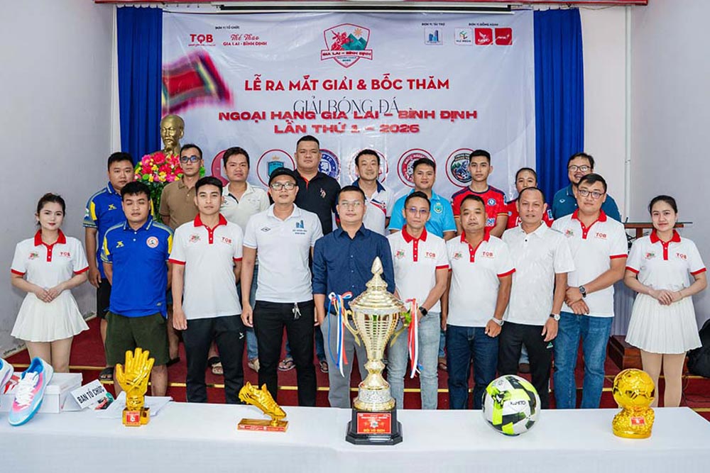 Muchos equipos fuertes compiten en la Premier League Gia Lai - Binh Dinh 2026. Foto: HLC