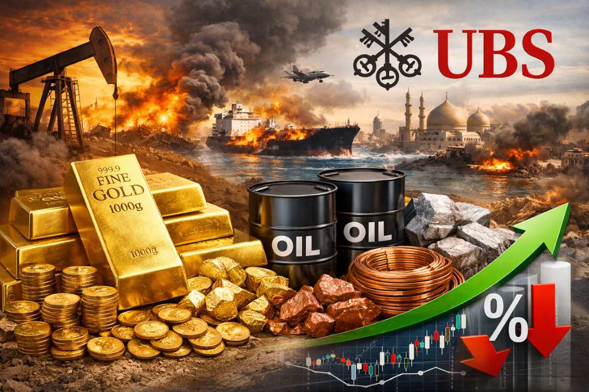 UBS dự báo giá vàng có khả năng hướng tới mốc 6.200 USD/ounce. Ảnh: Kitco