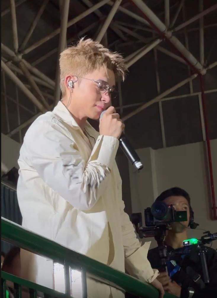 Jun Pham at the launch of the MV Truth or Dare. Photo: Dong Du