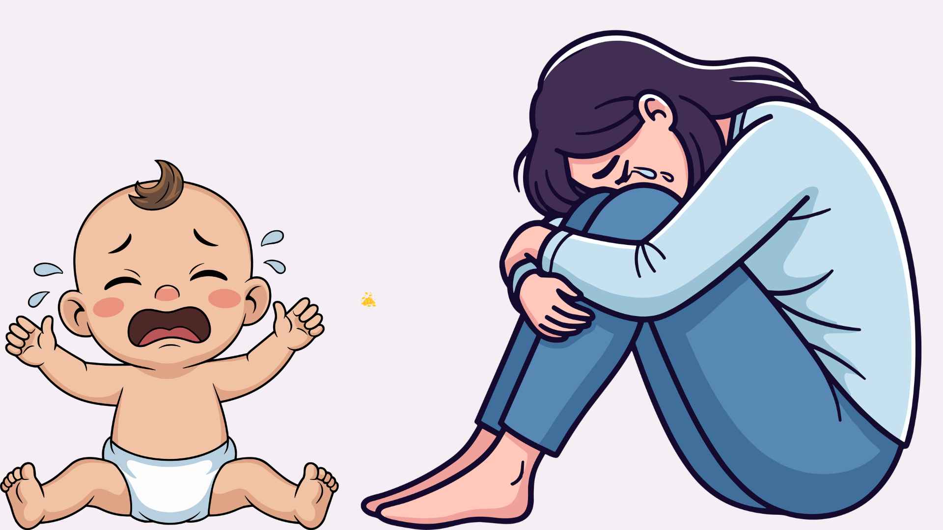 Recognize that your baby is in a week of crisis if your child suddenly cries continuously. Graphic photo: Hoang Loc.