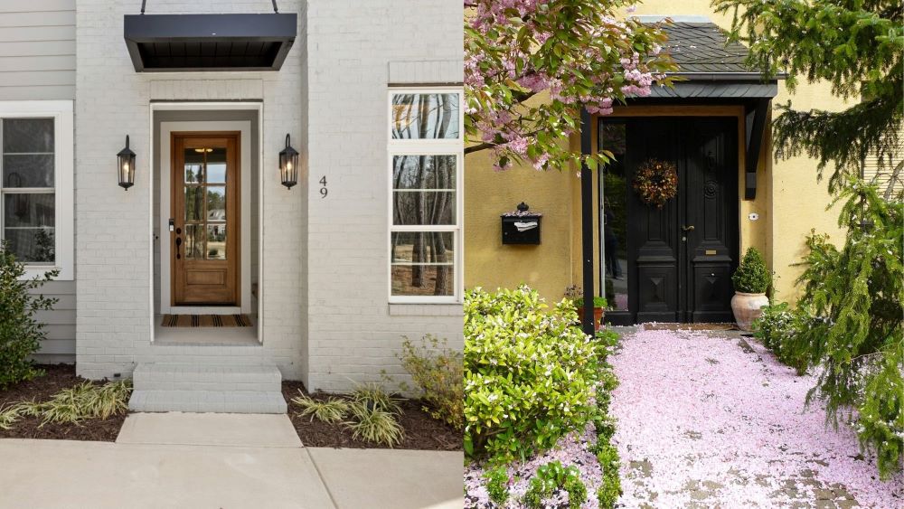 Harmonious entrance design helps increase aesthetics and clearly express the homeowner's style. Graphics: Thanh Thanh