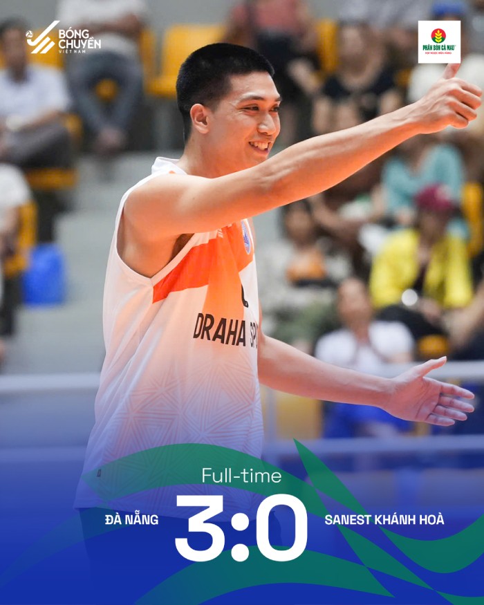 Đà Nẵng vượt qua Sanest Khánh Hòa 3-0. Ảnh: BCVN