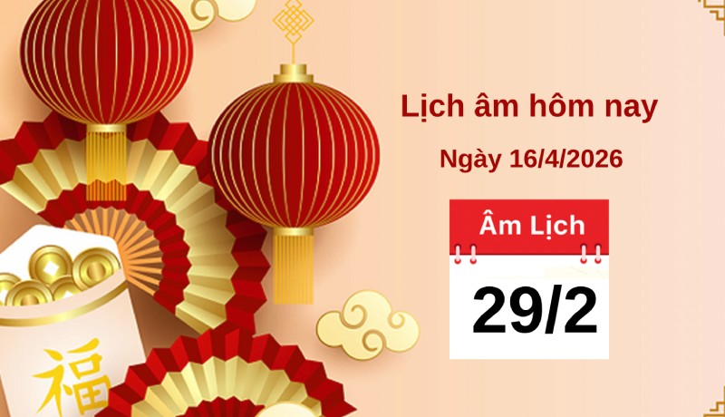 February 29th according to the lunar calendar (April 16th of the solar calendar) note some tasks. Graphics: Minh Phong