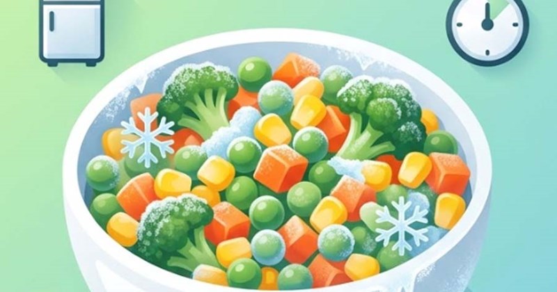 Rau củ đông lạnh: Tiện lợi mà vẫn giàu dinh dưỡng