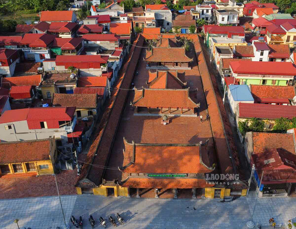 Khung cảnh yên bình ở chùa Keo Hành Thiện. Ảnh: Hà Vi