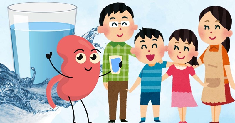 Bảo vệ thận cho cả gia đình mỗi sáng