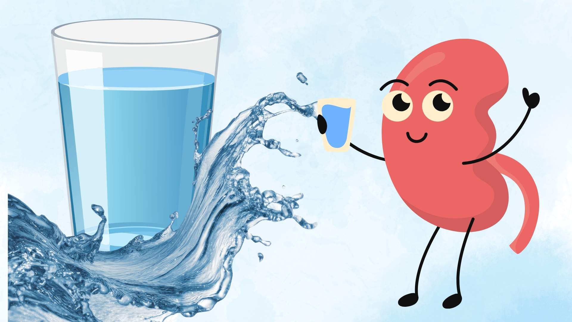 Nước lọc - lựa chọn đơn giản giúp bảo vệ và duy trì thận khỏe mạnh mỗi ngày. Đồ họa: Minh Vũ