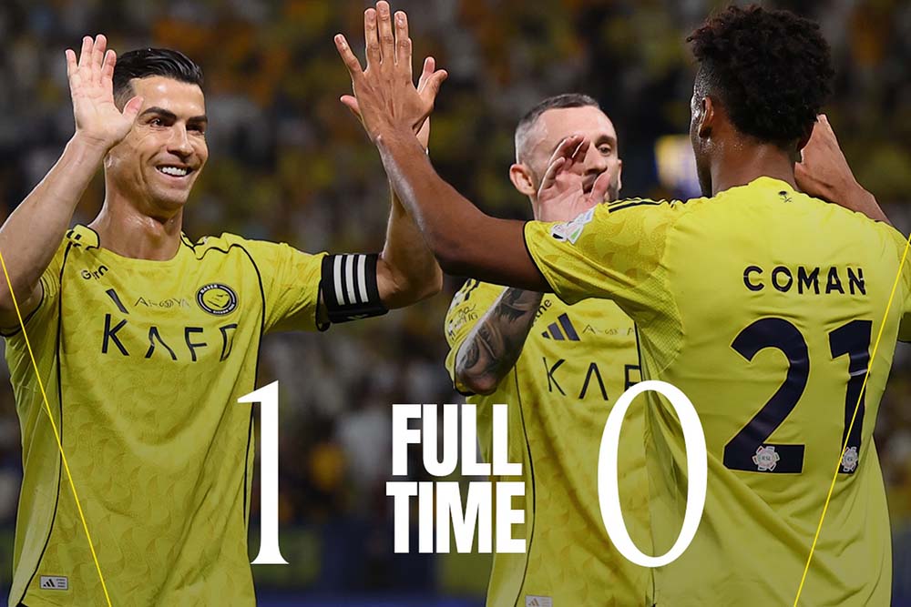 Cristiano Ronaldo and Al-Nassr widen the gap in the Saudi Pro League championship race. Photo: Al-Nassr