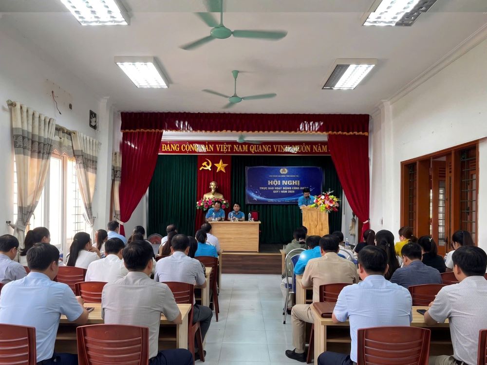 Quang Tri Provincial Labor Federation innovates operating methods, improving the effectiveness of caring for workers. Photo: Quang Tri Trade Union